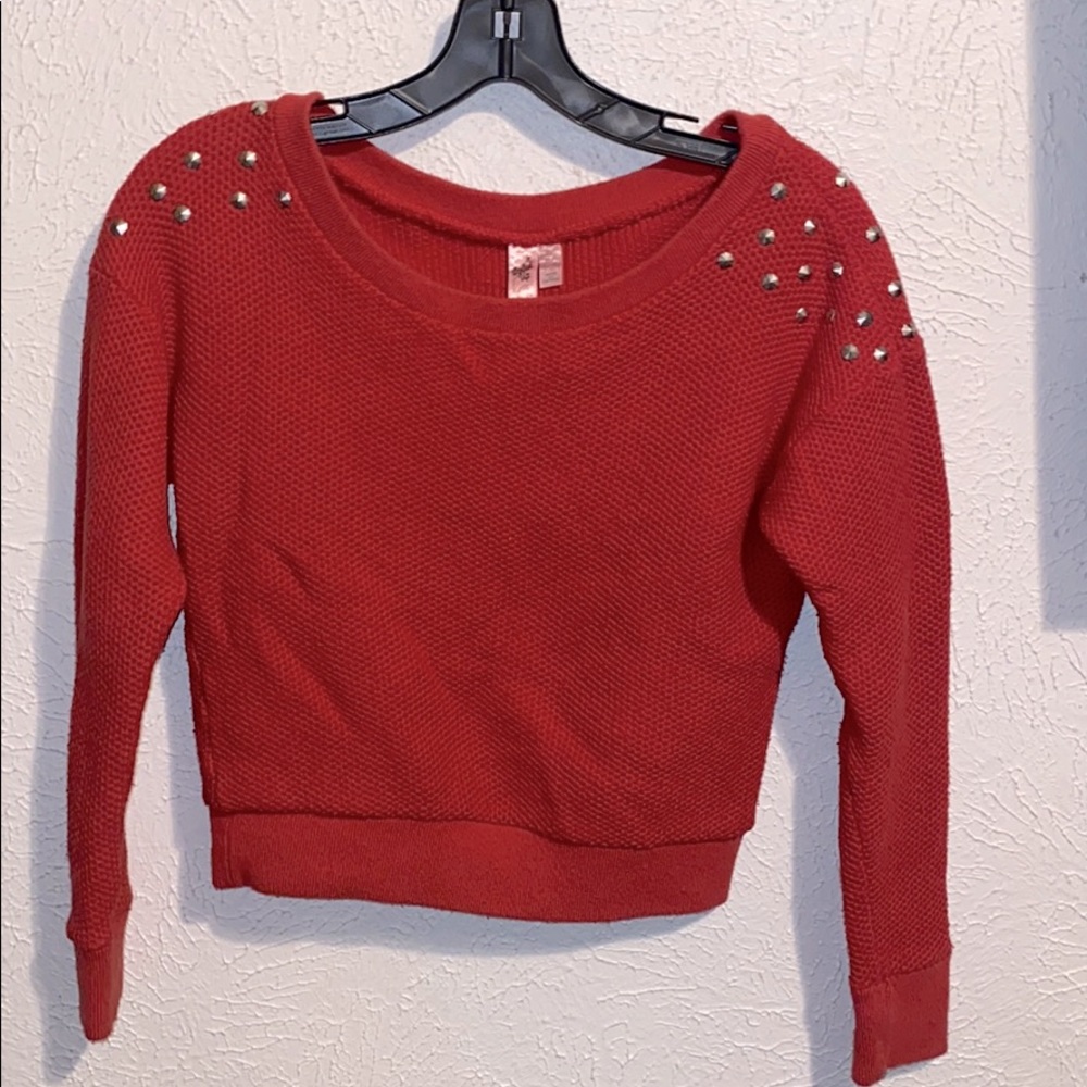Long sleeve crop top